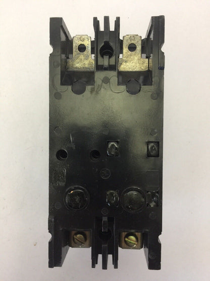 WESTINGHOUSE FB2015 CIRCUIT BREAKER 15AMP 2POLE 600VAC 250VDC 4975D71G18