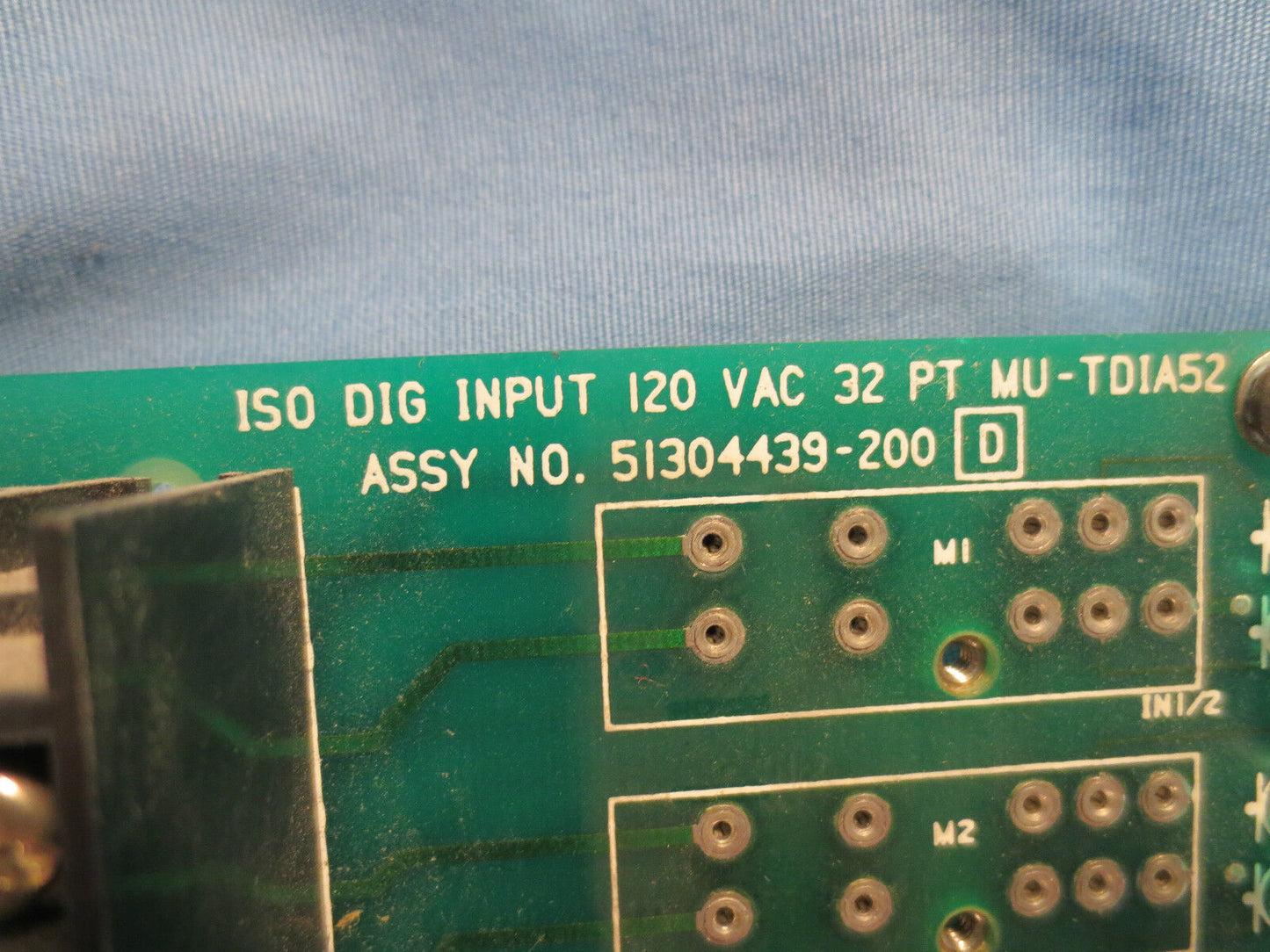 HONEYWELL 51304439-200 D ISO DIGITAL INPUT 120VAC MU-TDIA52 51304438-200 B PLC