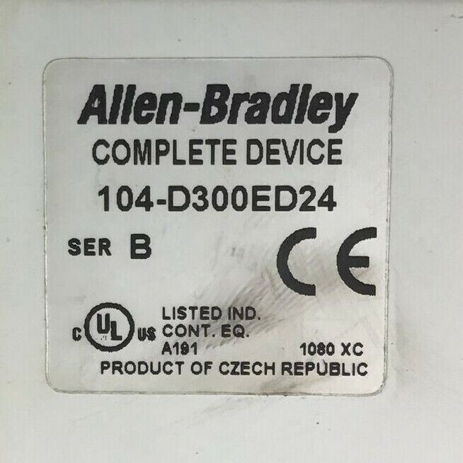 ALLEN BRADLEY 100-D300ED24 SER.B REVERSING STARTER W/ 193-EEKG SER.C