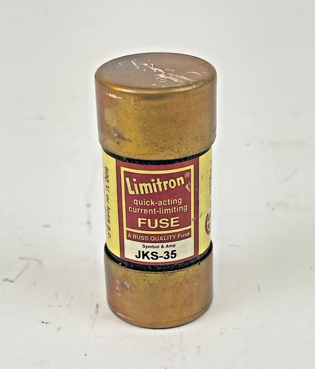 BUSS - JKS-35 - LIMITRON QUICK-ACTING, CURRENT-LIMITING FUSE -35A, 600VAC HRCI-J