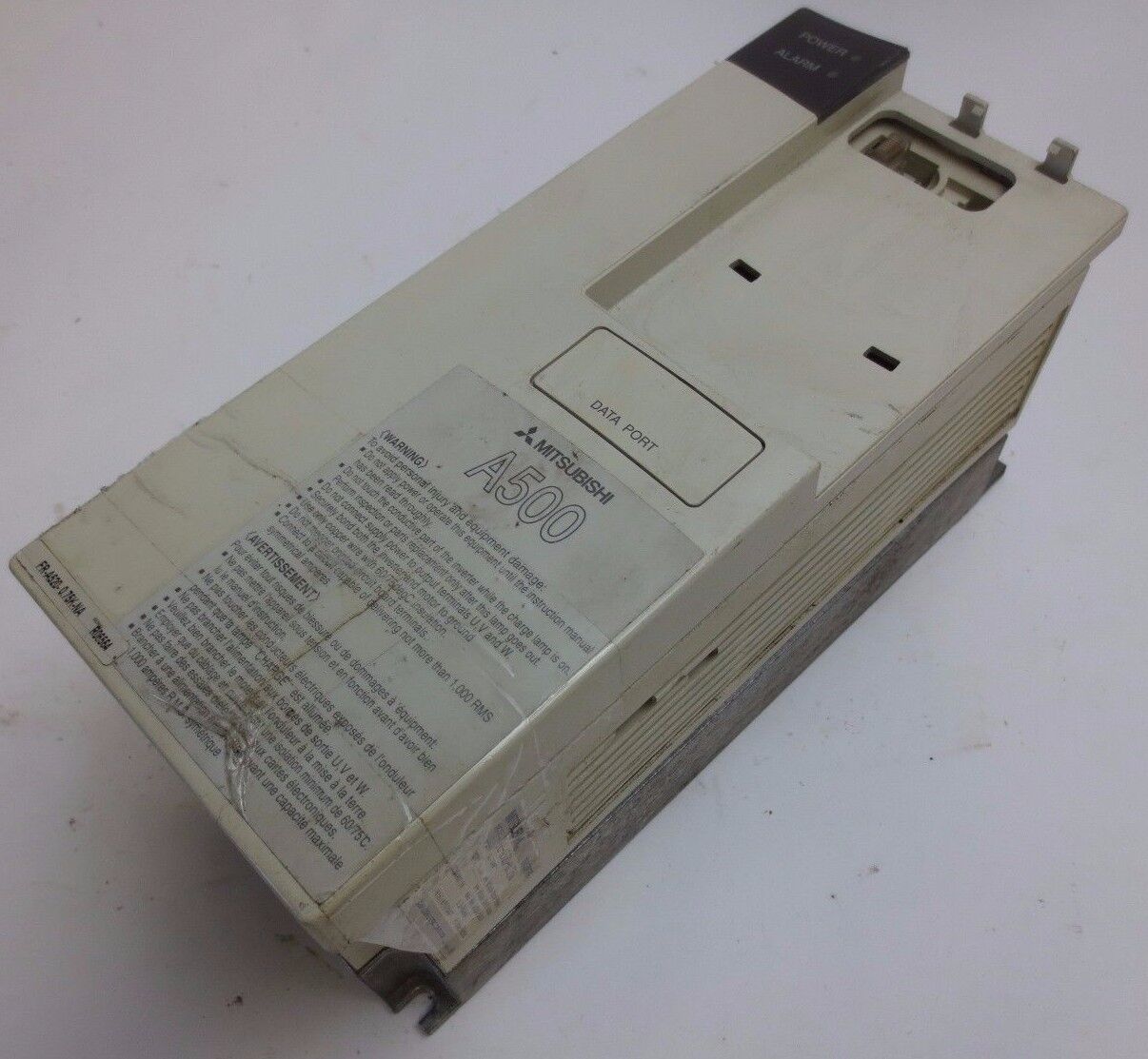 MITSUBISHI FR-A520-0.75K - A500 INVERTER - "FOR PARTS or NOT WORKING"