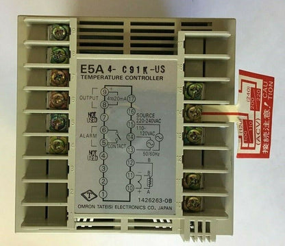 OMRON E5A4-C91K-US TEMPERATURE CONTROLLER 110/120VAC|220/240V 50/60HZ