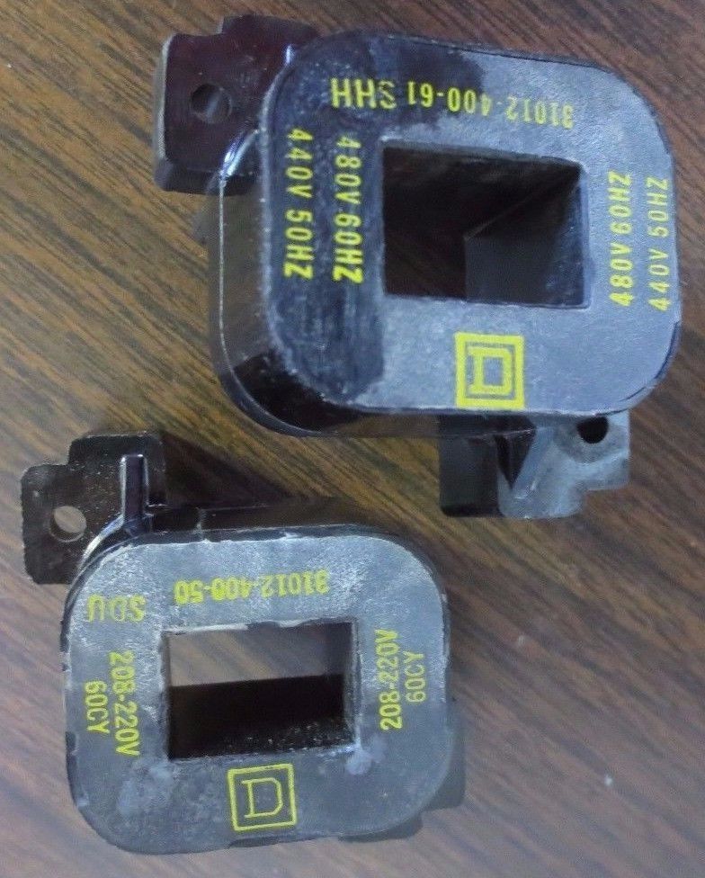 SQUARE D - 31012-400-50 & 31012-400-61 COILS - NEW SURPLUS, NO BOX