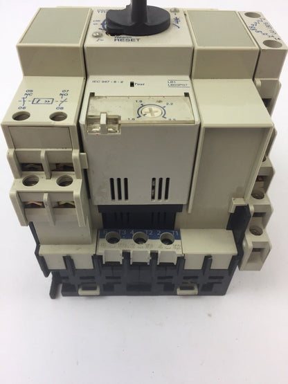 TELEMECANIQUE LD5LB130 REVERSING STARTER WITH LA1-LB015