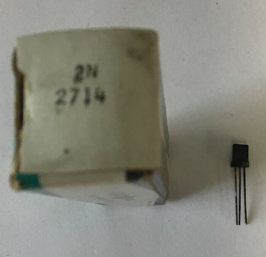 GENERAL ELECTRIC 2N 2714 SEMICONDUCTOR TRANSISTORS***LOTOF7***