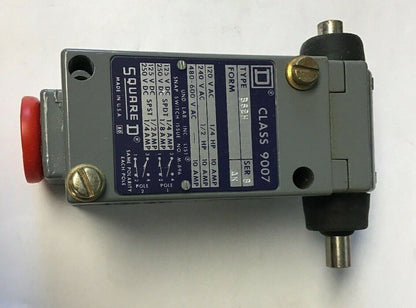 SQUARE D CLASS 9007 B62H LIMIT SWITCH SER.B