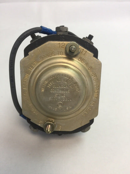 WESTINGHOUSE 505A702G04 TYPE W2 SWITCH 600V 20A ROTARY SWITCH NO HANDLE