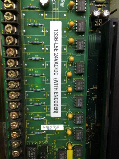 ALLEN BRADLEY 1336S-BRF05-AA-EN4-HA2-L5E, Ser. D PROGRAMMING TERMINAL,1201- HA2