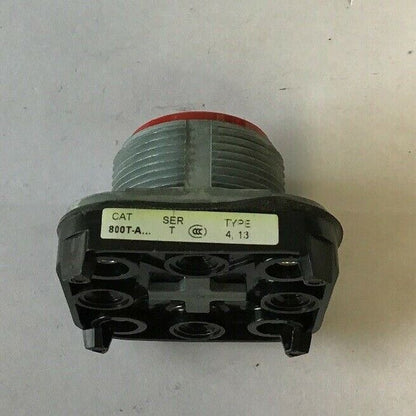 ALLEN BRADLEY 800T-A6 PUSH BUTTON FLUSH HEAD RED SERIES T TYPE4,13