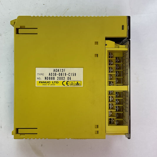 FANUC A03B-0819-C159 OUTPUT MODULE AOA12F