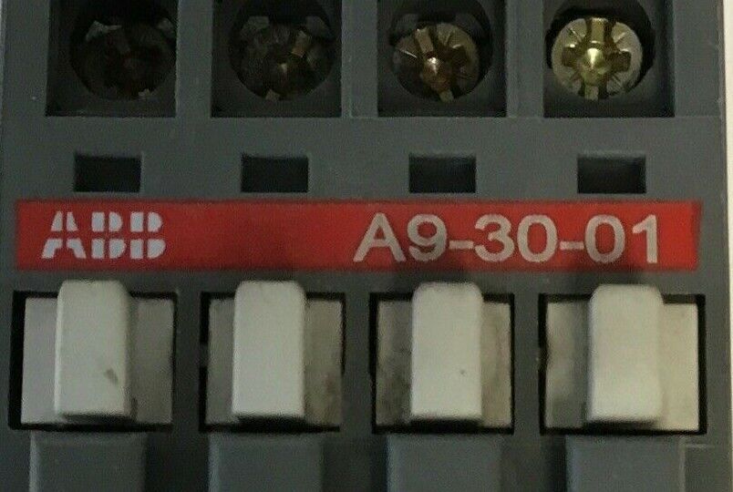 ABB A9-30-01 CONTACTOR 26A 1000VAC 7.5HP ***LOTOF5***