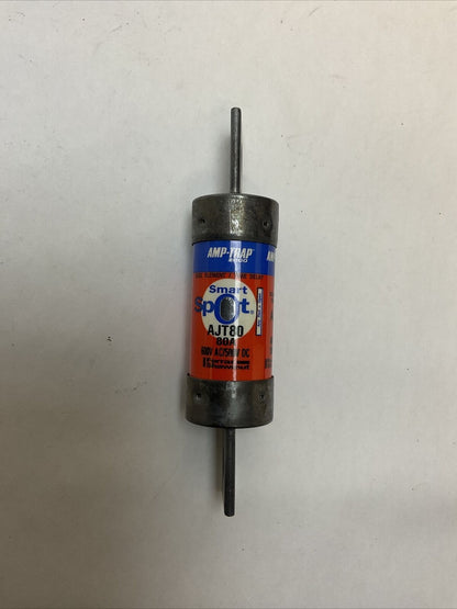 FERRAZ SHAWMUT AJT80 SMART SPOT AMP-TRAP 2000 80A 600VAC 500VDC DUAL ELEMENT