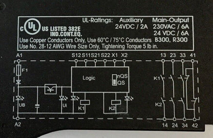 SCHMERSAL SRB301MC-24V SAFETY RELAY 24VDC/VAC