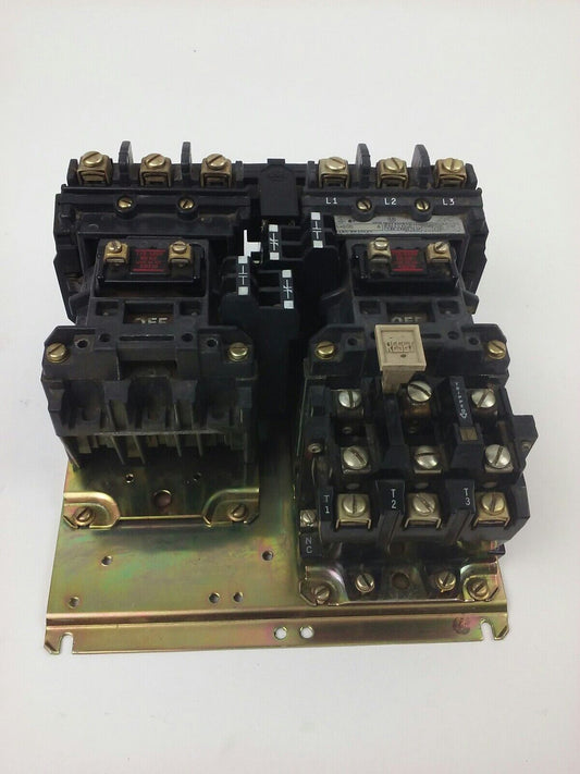ALLEN BRADLEY 505-BOD, SER. A, REVERSING STARTER, SIZE 1, 600V, 120V COIL, USED