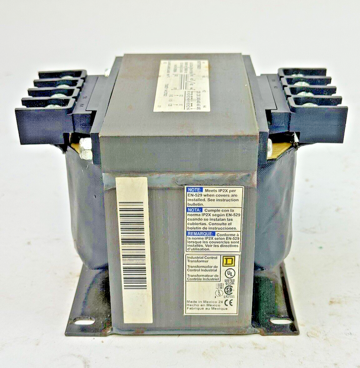 SQUARE D - 9070T500D1 - INDUSTRIAL CONTROL TRANSFORMER - 50/60 HZ, 0.5 KVA