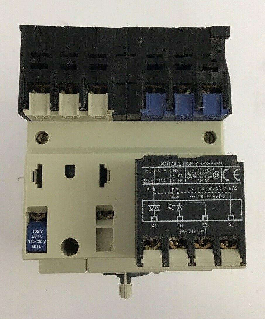 TELEMECANIQUE LD5 LB130 STARTER W/LA4 DWB RELAY