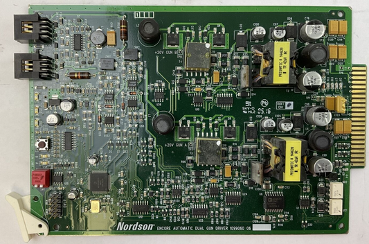 NORDSON 1099048 06 CIRCUIT BOARD 1099060 06 ENCORE AUTOMATIC DUAL GUN DRIVER