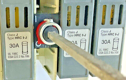 ABB OS 30AJ12 GENERAL PURPOSE SWITCH 600VAC 30A W/ LPJ-30SP FUSE(3)