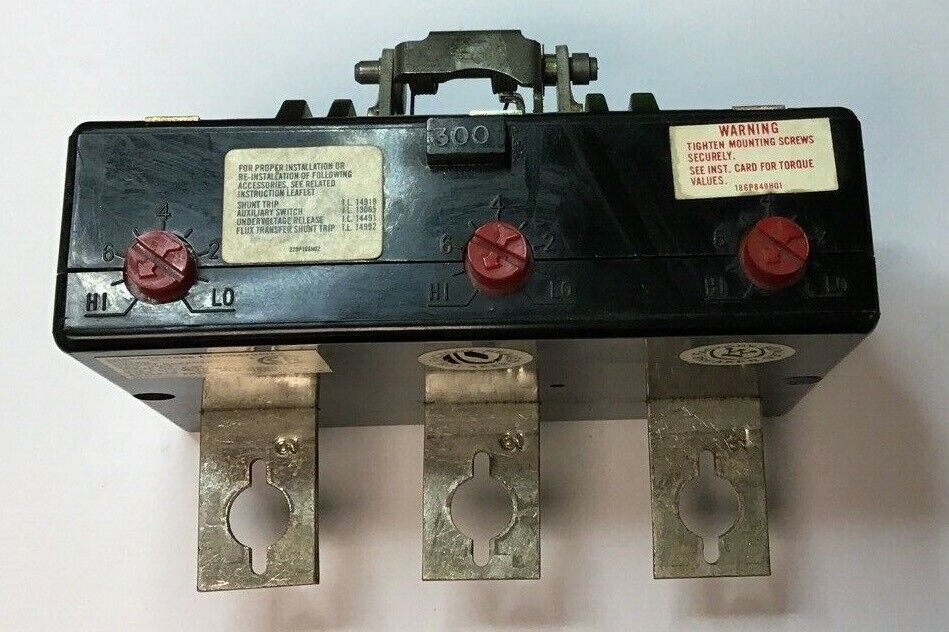 WESTINGHOUSE TRIP UNIT 300A USE WITH LB-KB BREAKER