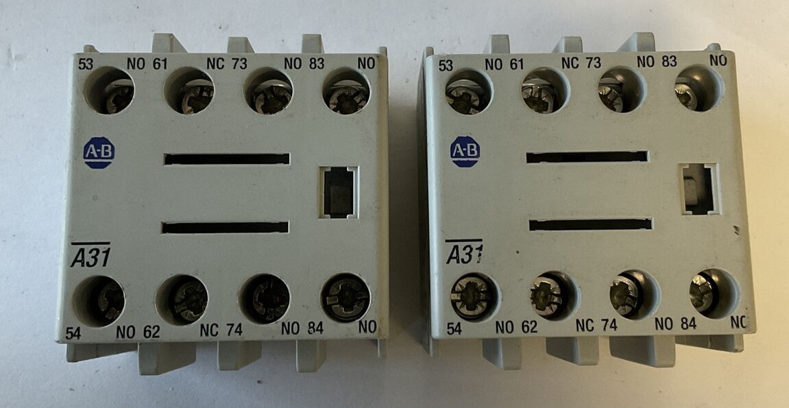 ALLEN BRADLEY 100-F CONTACT BLOCK 690V 10A SER.B ***LOTOF2***