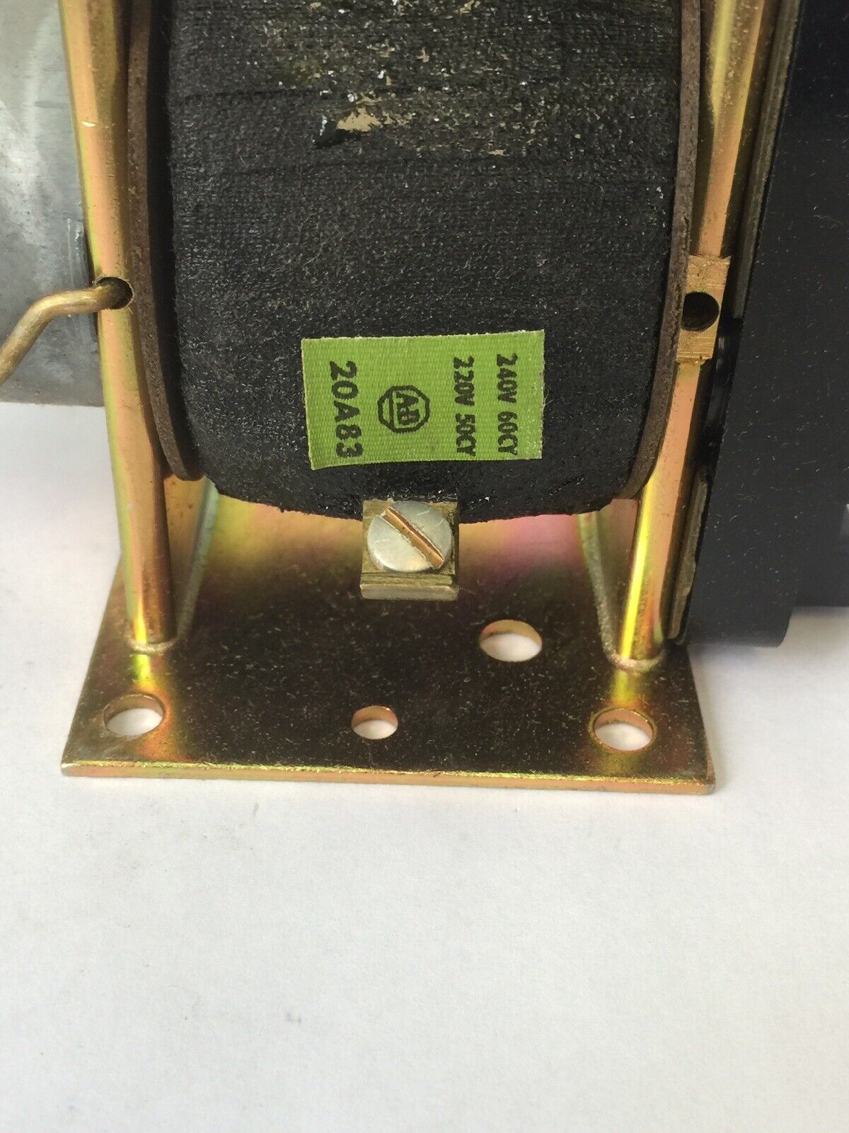ALLEN BRADLEY 848-ZOA FLUID DASHPOT TIMING RELAY 600 VOLTS COIL 240V 60HZ
