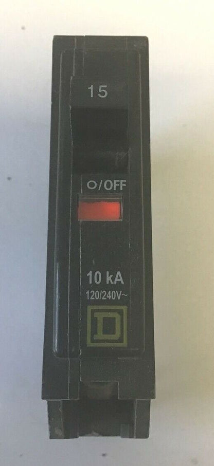 SQUARE D QO11510CP CIRCUIT BREAKER 120/240VAC ***LOTOF10***