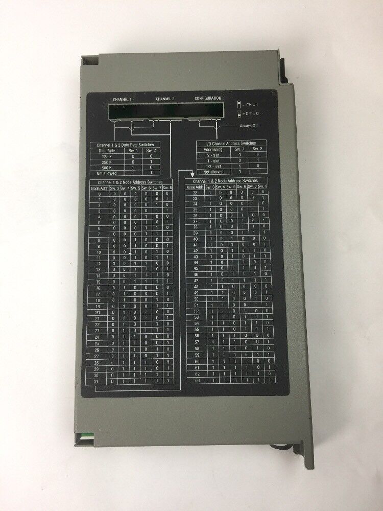 ALLEN BRADLEY 1771-SDN/B DEVICNET SCANNER MODULE REV M01 SERIES B