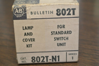 ALLEN-BRADLEY 802T-N1 LAMP & COVER KIT for STANDARD SWITCH UNIT / NEW SURPLUS