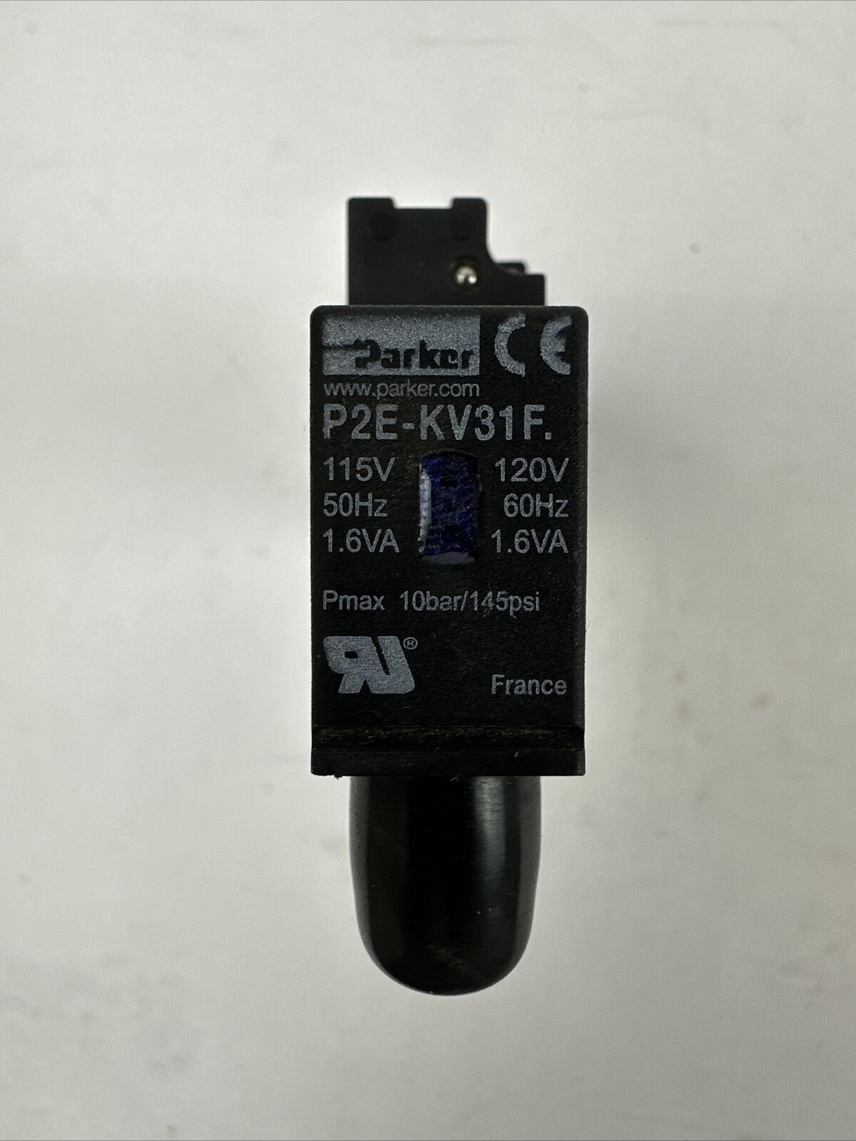 PARKER B3G0BB553C SOLENOID VALVE 145PSI P2E-KV31F 120V 60HZ 1.6VA