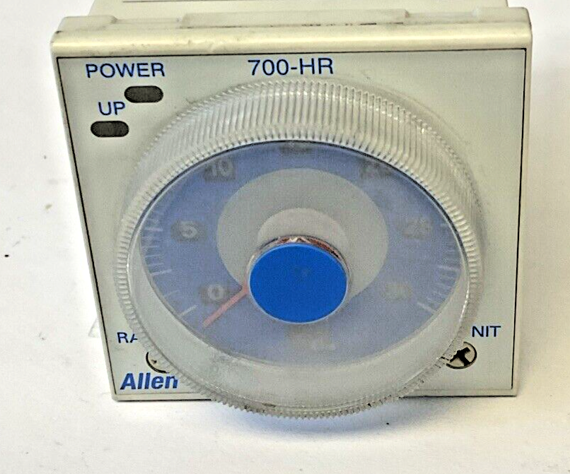 ALLEN BRADLEY 700-HRM12TA17 ON-DELAY TIMING RELAY SER.C 120VAC 1/6HP 125VDC