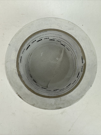 3M GENERAL PURPOSE VINYL TAPE 764 WHITE 2IN X 36YD 50.8mm X 32.9m (LOT OF 3)