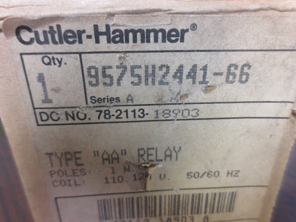 CUTLER-HAMMER 9575H2441 TYPE AA RELAY