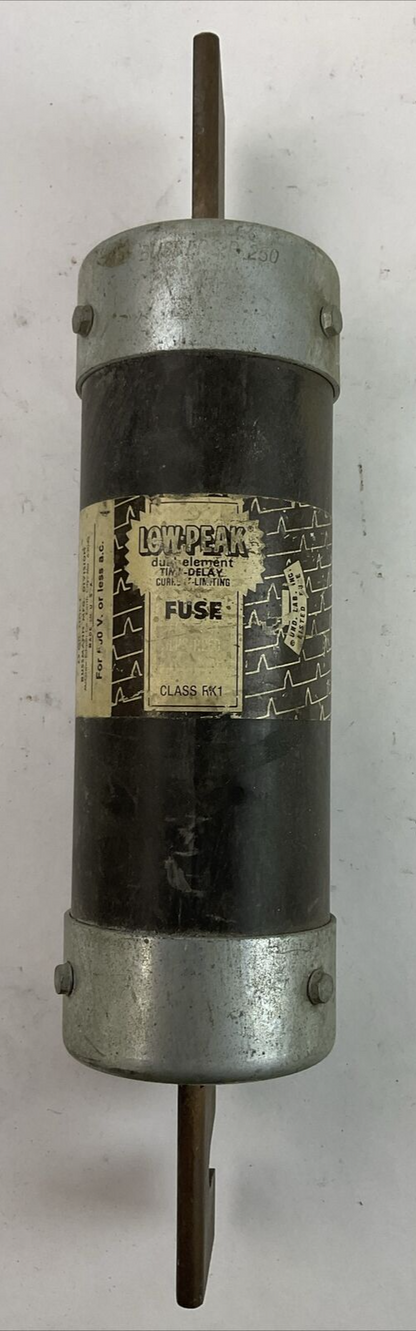 BUSSMANN LPS-R 250 TIME DELAY LOW PEAK DUAL ELEMENT FUSE 600VAC 250AMP