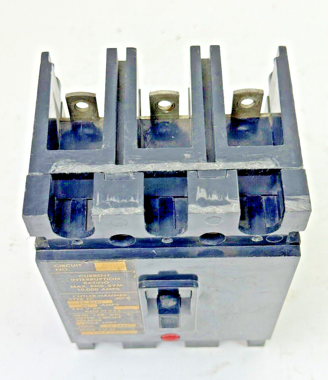 CUTLER-HAMMER / EATON - EC3040 - CIRCUIT BREAKER - 40A/ 240 VAC/ 3 POLE