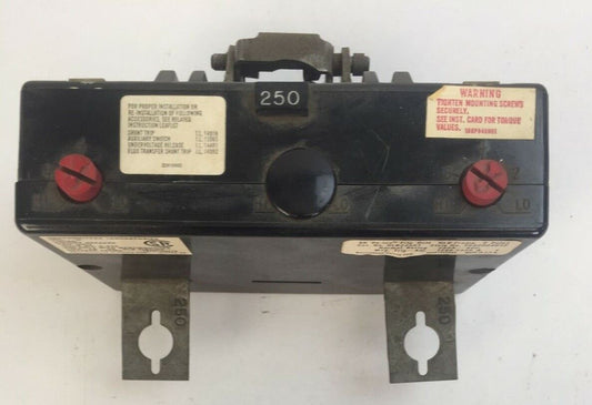 WESTINGHOUSE HLB2250T AB TRIP UNIT 250AMP 2POLE INST TRIP 1250-2500A 5680D04G15