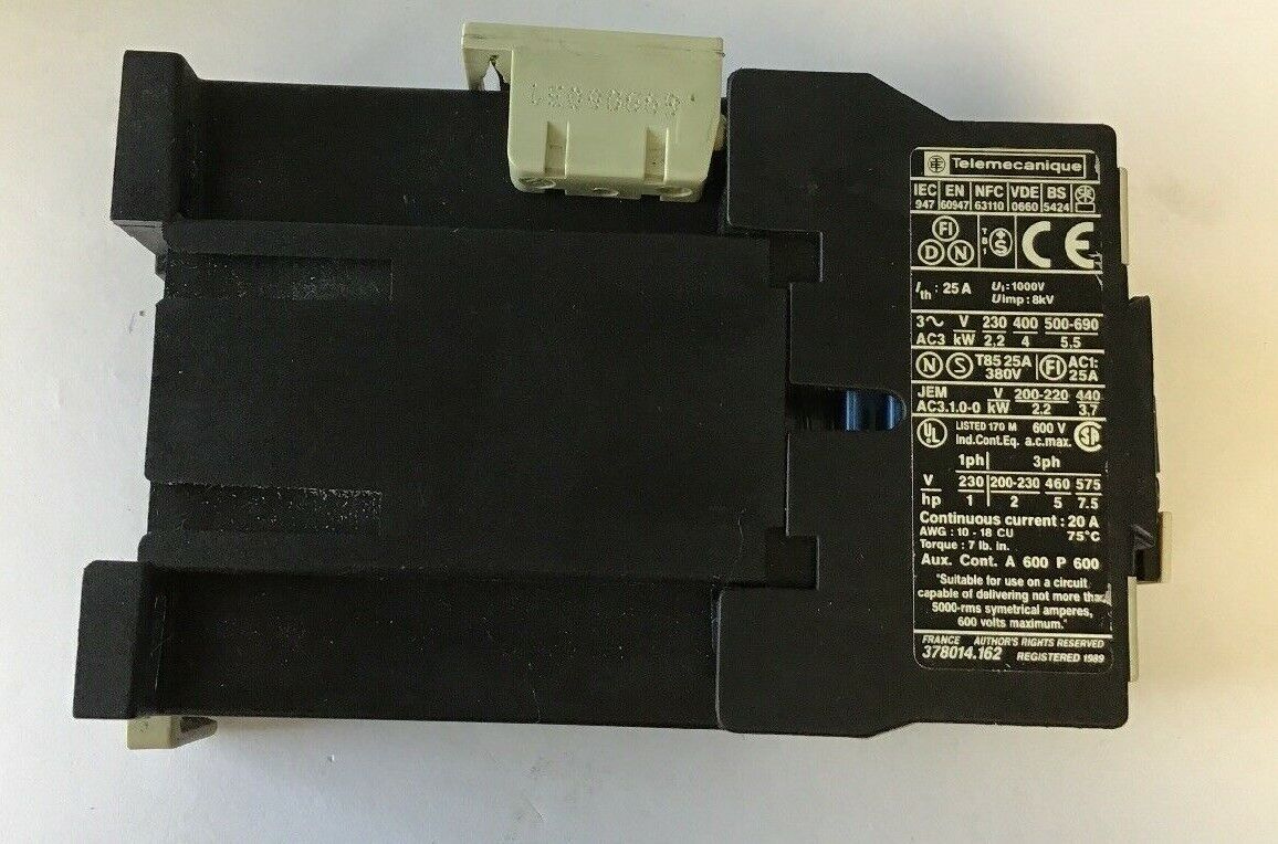 TELEMECANIQUE LP1 D09 10 CONTACTOR RELAY 24 VDC