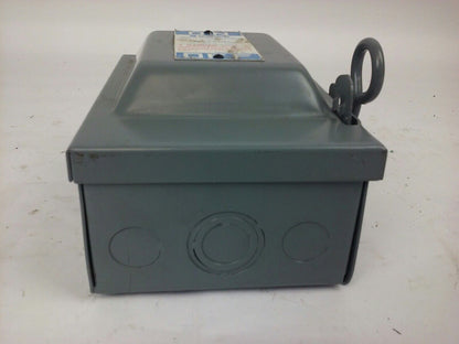 CHALLENGER GD221NF, 30A, 240V, 3 MAX H.P., TYPE 1 INDOOR, SAFETY SWITCH, NEW