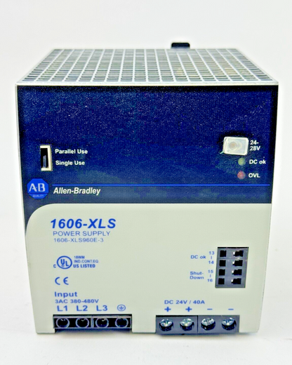 ALLEN-BRADLEY - 1606-XLS960E-3 SER. A - POWER SUPPLY - 3 PH, 960 W, 24 VDC, 40 A