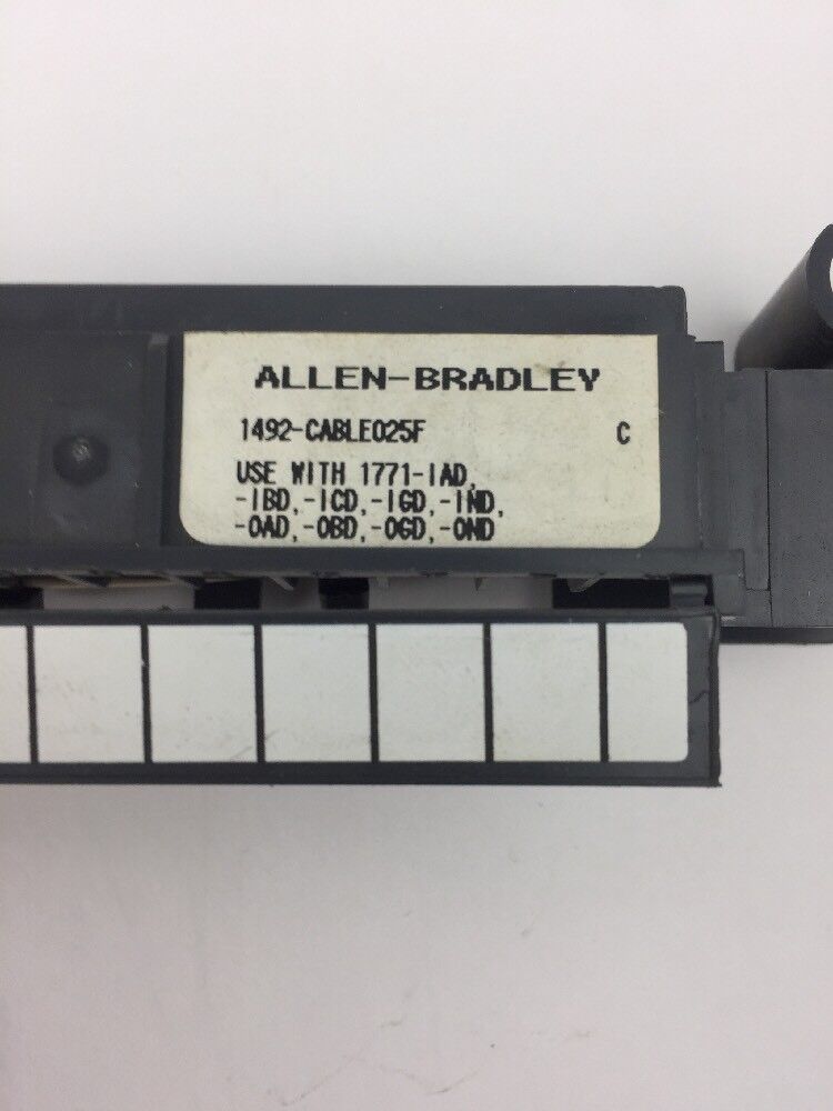 ALLEN BRADLEY 1492-CABLE025F USE W/1771-IAD,IBD,ICD,IGD,IND,OAD,OBD,OGD,OND