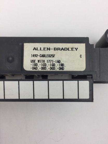 ALLEN BRADLEY 1492-CABLE025F USE W/1771-IAD,IBD,ICD,IGD,IND,OAD,OBD,OGD,OND
