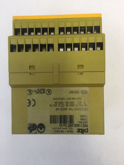 PILZ PNOZ 11 24VAC 24VDC 7n/o 1n/c