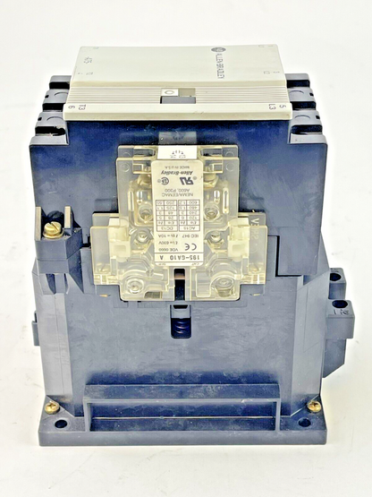 ALLEN-BRADLEY-100A75NZ*3 SER. B-24V COIL, 75A, 600VAC, 3 POLE & 195-GA10 SER. A