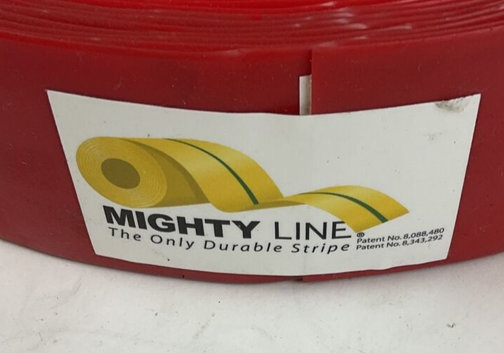 MIGHTY LINE RED DURABLE FLOOR TAPE 2" X 100'