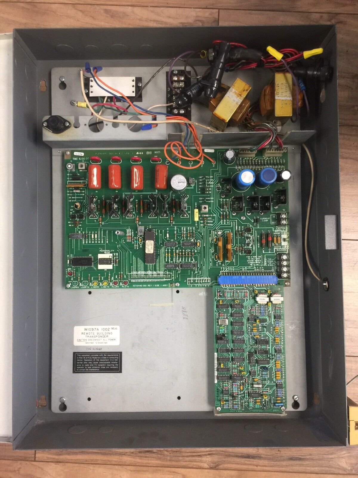 HONEYWELL W1097A1002 REMOTE BUILDING TRANSPONDER 15710446-001 15710445-001