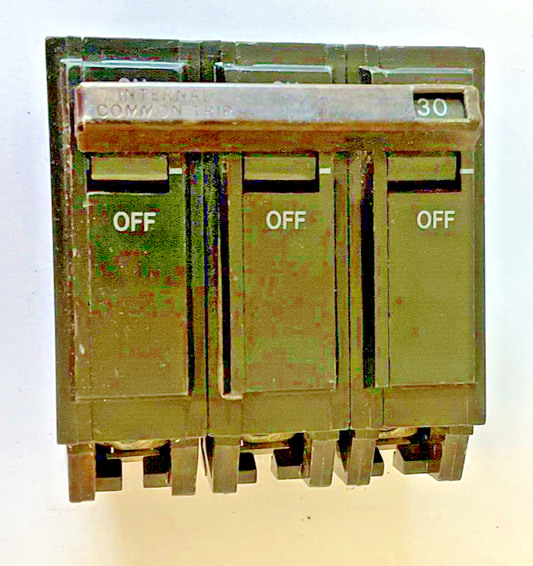 GE THQB 3430 CIRCUIT BREAKER 415VAC 3POLE 30A