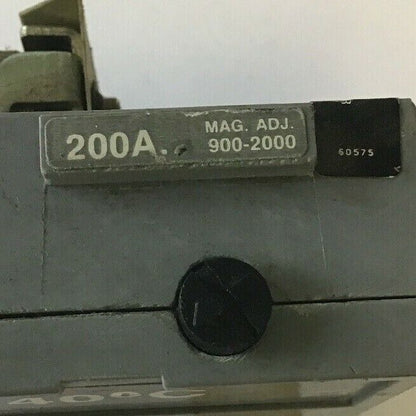 SIEMENS FXD6 200A TRIP 71305 MAG. ADJ. 900-2000