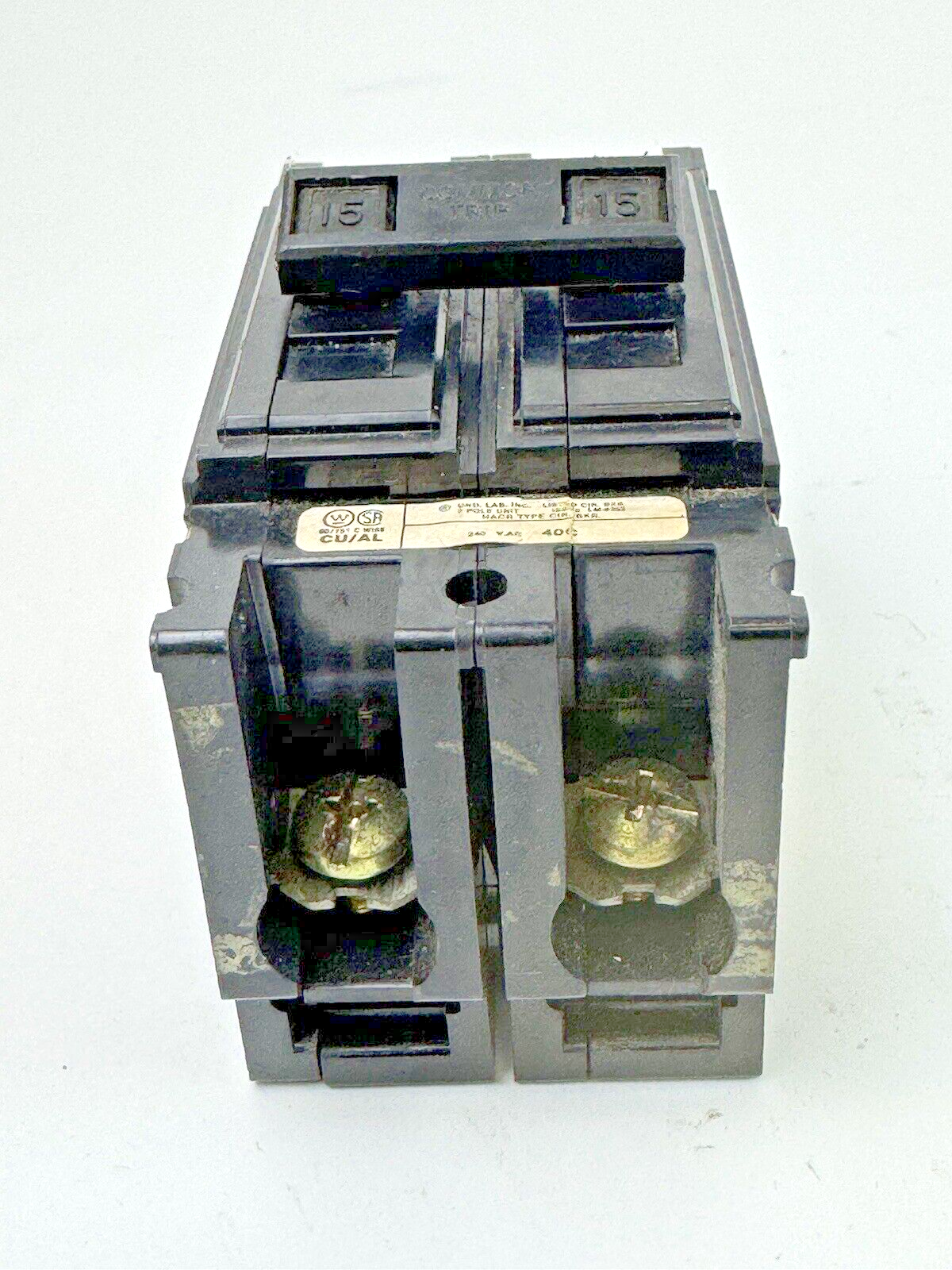 WESTINGHOUSE - QC2015H - CIRCUIT BREAKER - 2 POLE/15A/240VAC