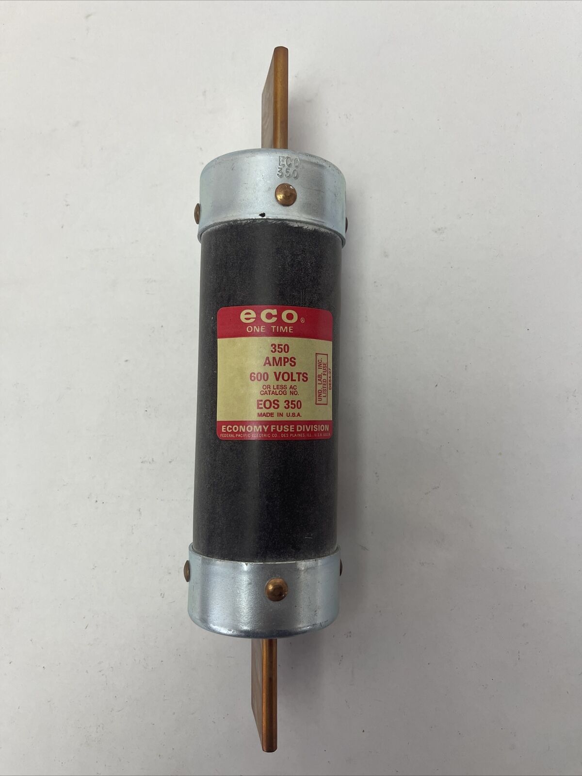 ECONOMY EOS350 ECO ONE TIME FUSE 350AMP 600VAC