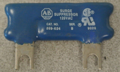 LOT of 8 / ALLEN-BRADLEY 599-K04 Ser B SURGE SUPPRESSOR / 120VAC / SIZE 0, 1, 2