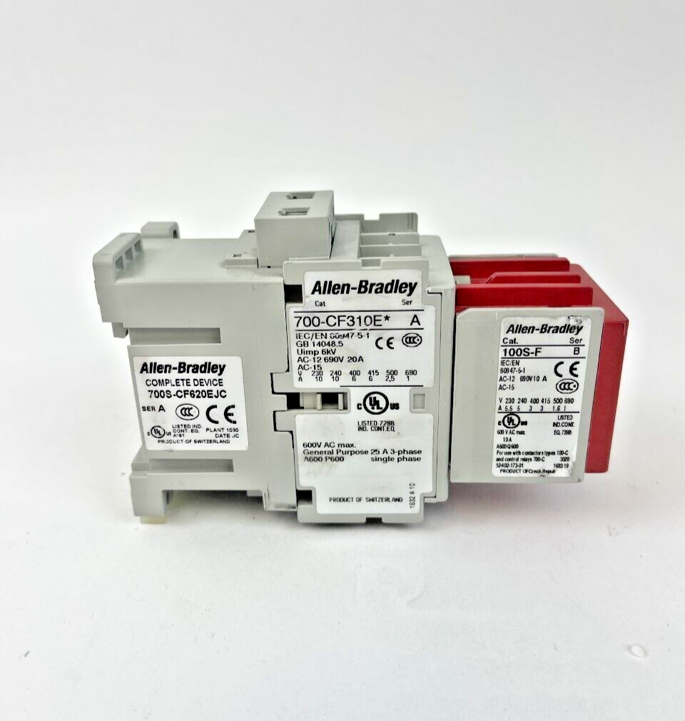 ALLEN BRADLEY - 700S-CF620EJC - SERIES A - GUARDMASTER SAFETY RELAY - 24V DC